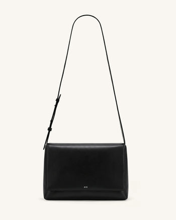 Isolde Borsa a spalla con patta - Nero