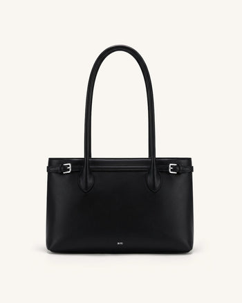 Camille Borsa tote con cinturino e fibbia - Nero