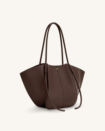 Nala Borsa Tote Ampia - Marrone Scuro