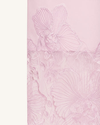 Orchid Abito a corsetto ricamato - Rosa antico