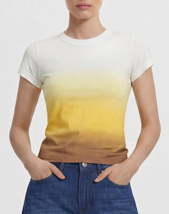 T-shirt The Slacker Fade Out - Tramonto nel deserto
