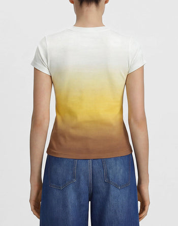 T-shirt The Slacker Fade Out - Tramonto nel deserto