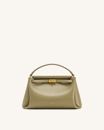 Carmen Borsa con Manico Superiore - Verde