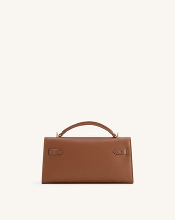 Noor Borsa con Manico Superiore - Marrone