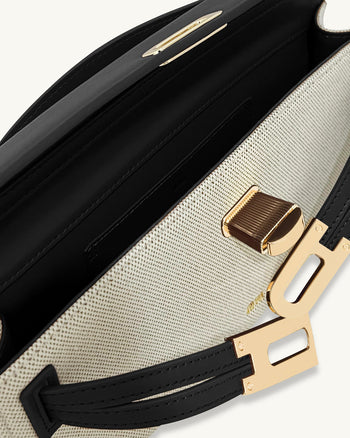 Bria Borsa a mano strutturata - Tela nera