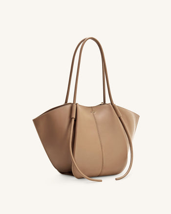 Nala Borsa Tote Ampia - Marrone Argilla
