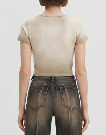T-shirt The Shrunken Faded Love - Avena