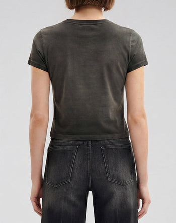 T-shirt The Shrunken Faded Love - Nero lavato
