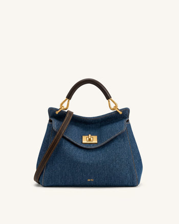 Lucia Borsa classica - Denim blu