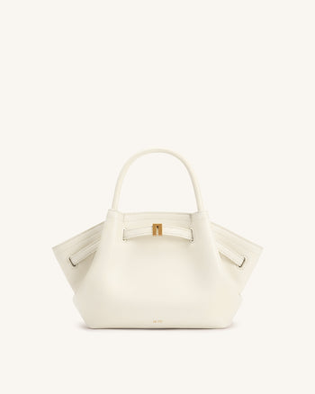 Hana Mini borsa tote - Bianco sporco