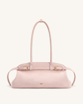 Arden Borsa a spalla East-West con cintura in similpelle scamosciata - Rosa
