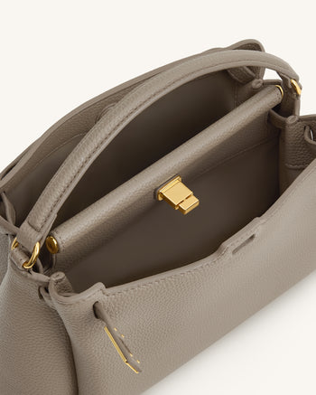 Borsa con manico Carmen - Taupe