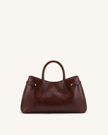 Maeve Borsa tote satchel con charm bassotto - Borgogna intenso
