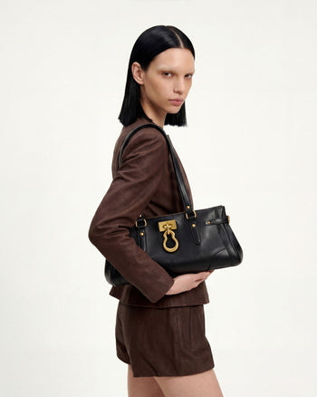 Borsa Tote Allungata Yvette - Nero