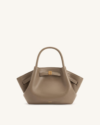 Hana Mini borsa tote - Marrone grigiastro