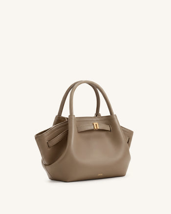 Hana Mini borsa tote - Marrone grigiastro