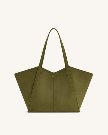 Kiana Borsa Tote a Grande Capacità - Verde Oliva Scuro