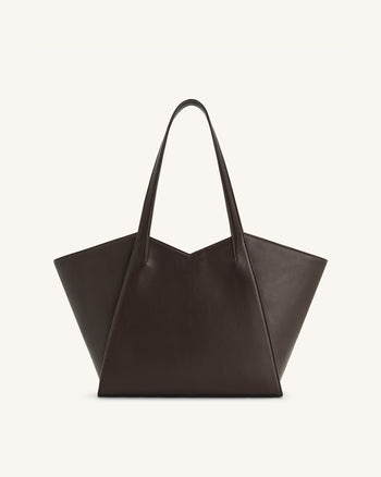Kiana Borsa Tote a Grande Capacità - Caramello