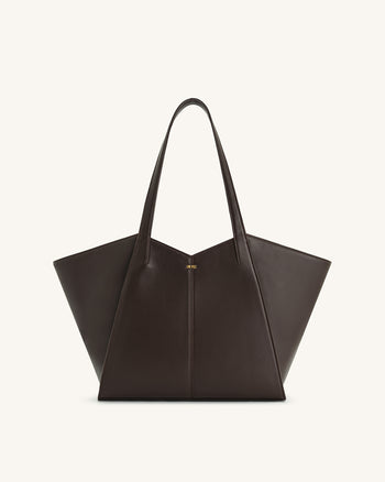 Kiana Borsa Tote a Grande Capacità - Caramello