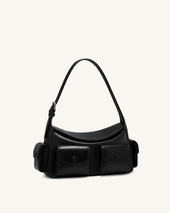 Corinne Borsa a spalla multi-tasca - Nero