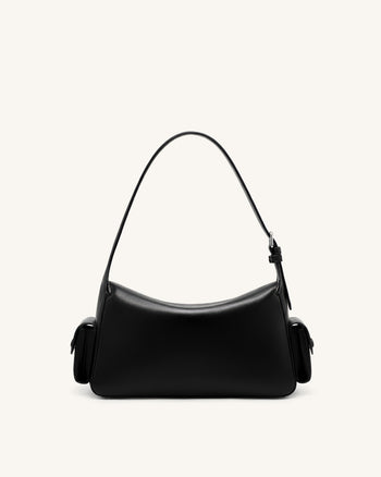 Corinne Borsa a spalla multi-tasca - Nero
