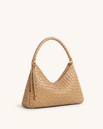 Lorena Borsa a Spalla Intrecciata - Cammello