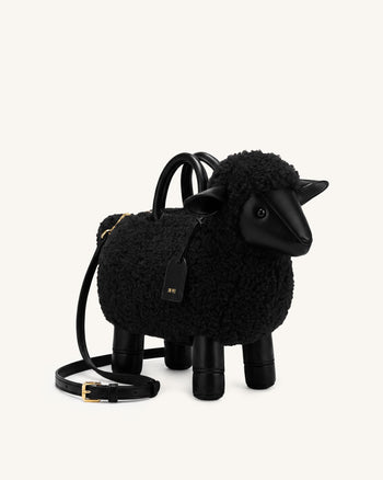 Luna Borsa a mano Sheep - Nero
