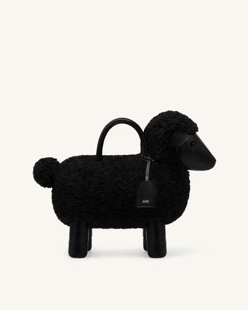 Luna Borsa a mano Sheep - Nero