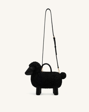 Luna Borsa a mano Sheep - Nero