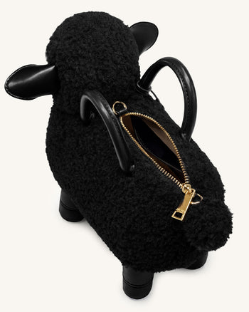 Luna Borsa a mano Sheep - Nero