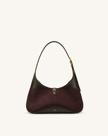 Juliette Borsa a spalla East-West con ciondolo a chiave - Marrone scuro