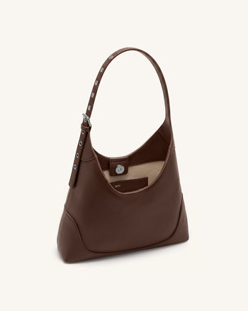 Willow Borsa a spalla hobo morbida - Marrone scuro