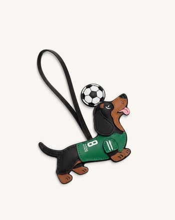 Ciondolo Borsa Maglia da Calcio Bassotto Coppa del Mondo - Verde