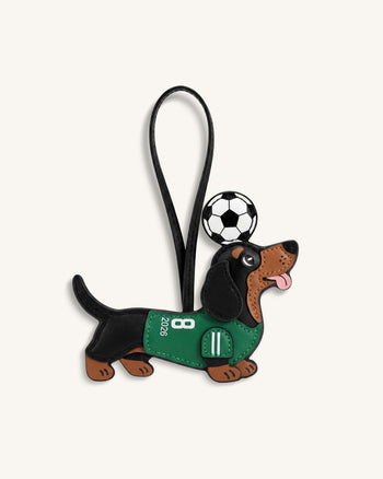 Ciondolo Borsa Maglia da Calcio Bassotto Coppa del Mondo - Verde