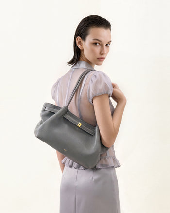 Hana Borsa shopper ampia - Grigio