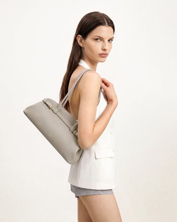 Arden Borsa a spalla East-West con cintura grana dollaro - Tortora