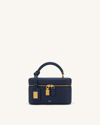 Cleo Borsa a mano a scatola - Blu navy