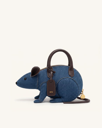 Mia Borsa a mano Mouse - Denim blu