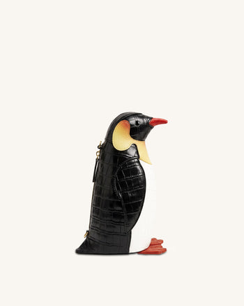 Pia Borsa a Tracolla Pinguino - Nero/Bianco