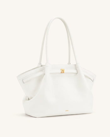 Hana Borsa tote grande - Bianco