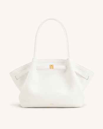 Hana Borsa tote grande - Bianco