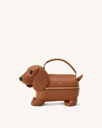 Emilia Borsa a forma di cane - Marrone