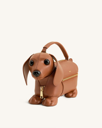Emilia Borsa a forma di cane - Marrone