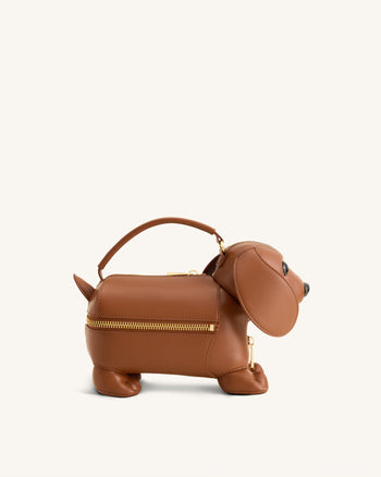 Emilia Borsa a forma di cane - Marrone