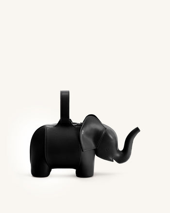 Claire Borsa a mano a forma di elefante - Nero
