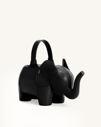 Claire Borsa a mano a forma di elefante - Nero