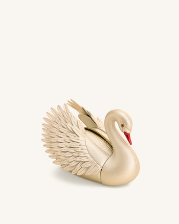 Alani Borsa a Tracolla a Forma di Cigno - Oro