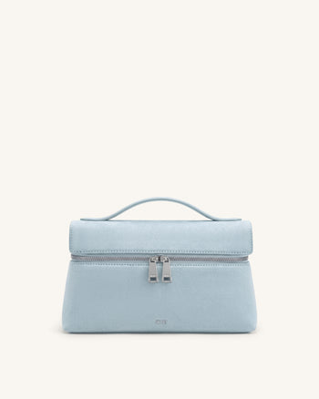 Thea Borsa a mano in similcamoscio - Celeste