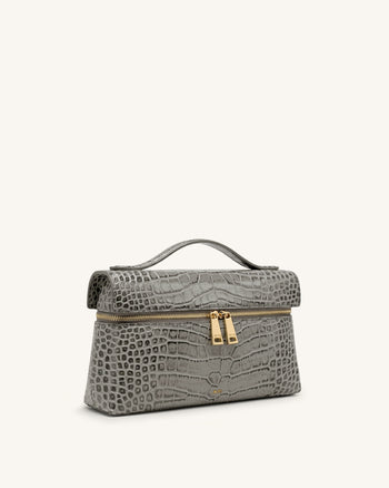 Thea Borsa a mano - Grigio effetto coccodrillo