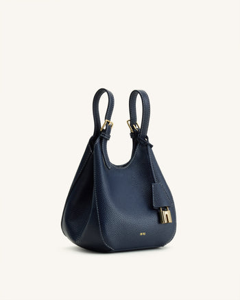 Ines Borsa tote con lucchetto - Blu Navy